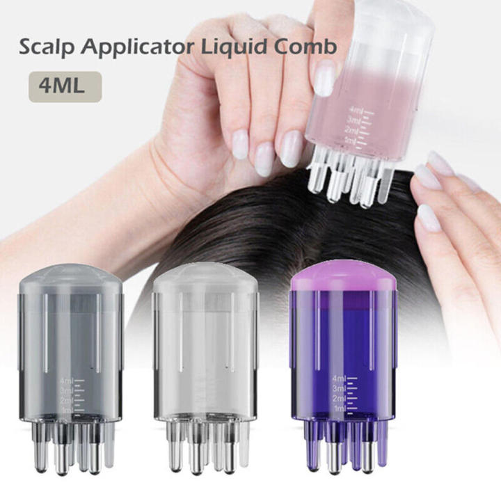 Massage Scalp Applicator Liquid Comb Oil Portable Hair roots Nourish