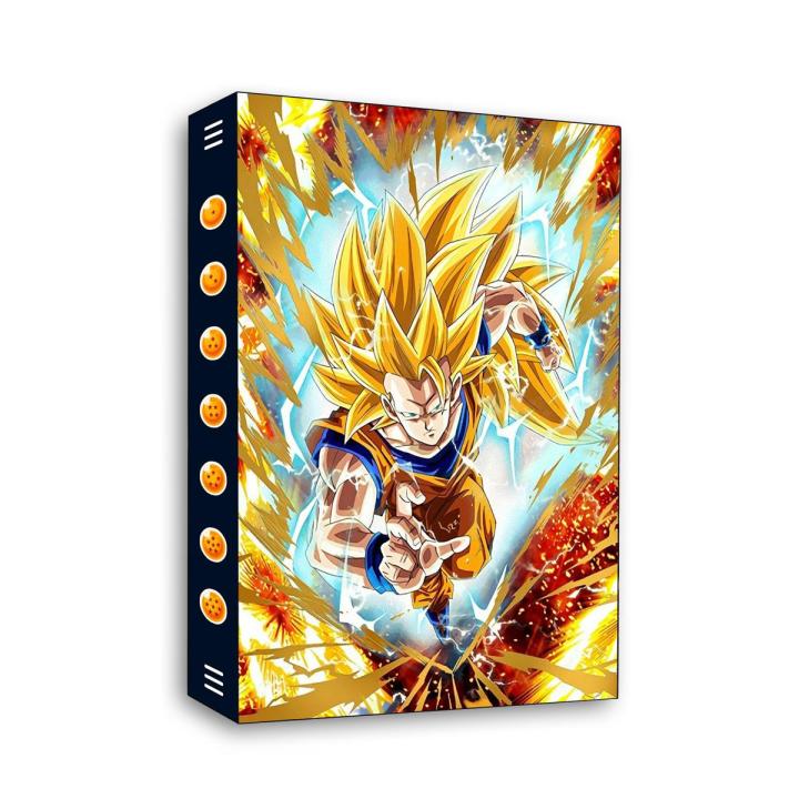 8 models Dragon Ball Card Book Super Saiyan Goku Naruto Demon Slayer Game Anime Collection Card Book Gift Toys