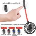 Neck Fan for Kitchen | Folding Handheld Fan Wearable Portable Neckband Mini Fan USB Chargeable Nack Fan. 