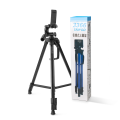 Riva 3366 Professional Tripod for Camera, Tripod Stand for Mobile Phones and Cameras with Mobile Phone Holder, 5 Feet Stand Aluminium legs, Portable Durable Heavy duty Tripod Free Mobile Holder Tripod Stand Aluminum Alloy Foldable Portable Photography.. 