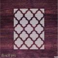 Moroccan Pattern Stencil Reusable Template for DIY Home Decor. 