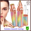Flawless 2-in-1 Rechargeable Electric Hair Remover & Eyebrow Trimmer for Women - Painless Hair Removal with LED Light - Portable & USB Charging Beauty Tool, Perfect for Lips, Chin, Nose, Upper Lip, Bikini, Mustache, Hypoallergenic. 