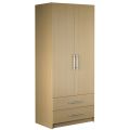 Standing 2 Door 2 Drawer Door Wardrobe. 