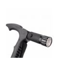 Hiking Walking Stick with Torch-Black. 