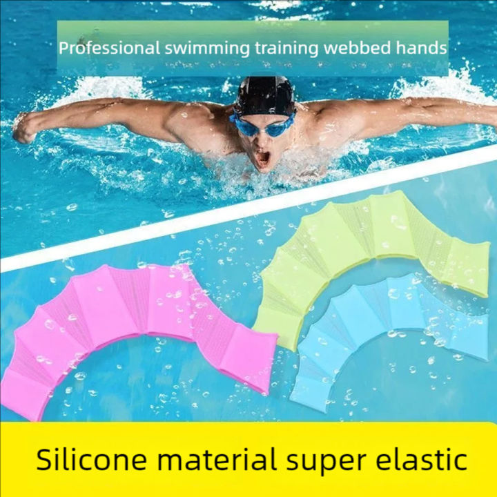 %5BHOT%5D%20Silicone%20Swimming%20Fins%20Flipper%20Men%20Women%20Child%20Swim%20Pool%20Sport%20Professional%20Training%20Finger%20Hand%20Webbed%20Diving%20Gloves%20Accessory%20-%20Image%205