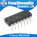 5PCS IRS2453D DIP16 IRS2453 DIP IRS2453DPBF SELF-OSCILLATING FULL-BRIDGE DRIVER IC. 