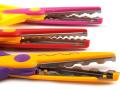 Artfinesse Zig Zag Scissors for Designing Paper,Cards Scrapbook Art and Craft (Set of 6 Pieces) Multicolored. 