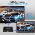 HDMI to Component YPbPr Video Stereo Audio Converter Adapter with Coaxial Audio Output and R/L Audio for Video Capture Card Analog TV Projector Black. 
