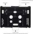 Douk Audio 2 Way XLR Balanced Stereo Audio Switcher Passive A/B Mini Switch Box Mixer Sound Splitter (KN102, 1-IN-2-OUT). 