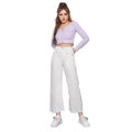 White Wide Jeans for Women | High Waist Loose Fit. 