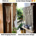 Handmade Macrame Wall Hanging Decorations | Elegant Home decor | Designs on Demand. 