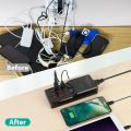 12-Port USB Fast Charger, High-Speed Charging, Multi-Device Support. 