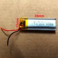 250 MAH 3.7v Battery 401119 Small Size - Lithium Ion Lipo - Camera, Smart Watch, Earbuds, Airpodd, DIY, Neckband, Bt Handsfree, Bluetooth Speaker. 