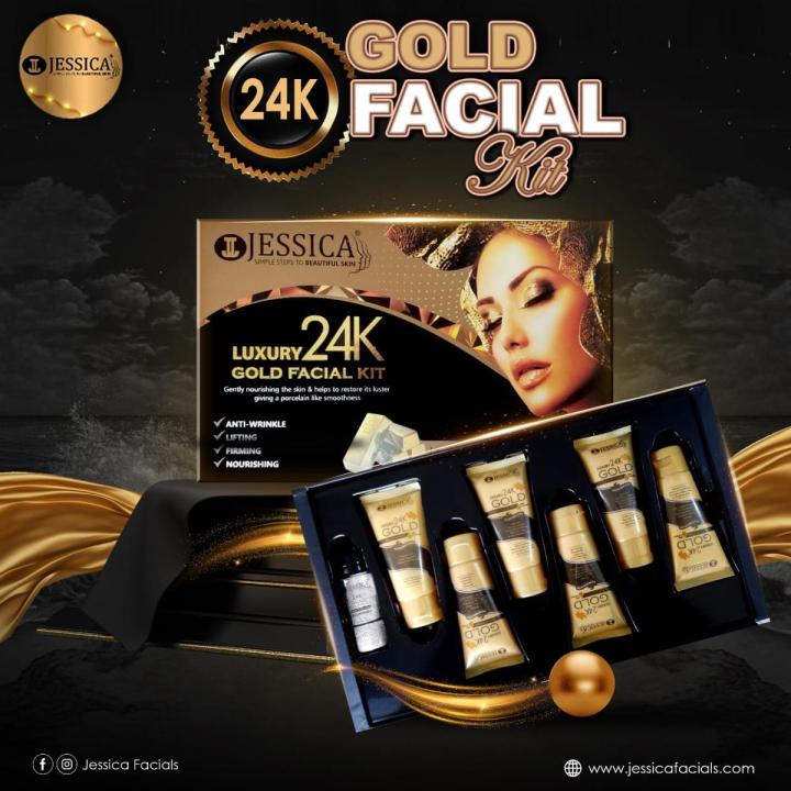 Jessica Luxury 24K Gold Facial Kit