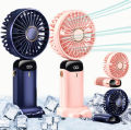 Mini fan Portable fan Desk Fan High Velocity Electric Fan USB Rechargeable Student Fan Design Mini Fan Portable Hand Held Fan For Office 1Pcs | Electric fan mini for school kids rechargeable fan for students. 