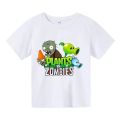 Funny T Shirt Cotton Men Women Pvz Plants Vs Zombie Plants Vs Zombie 2 Print Kids T Shirts Video Game Garden Warfare Plants. 