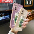 JIUMOO For Xiaomi MI Redmi Note 10 5G Note 11 SE 5G POCO M3 Pro 4G POCO M3 Pro 5G Case Fashion Cartoon Ice Side Edge Cases Thin Luxury Plating Pattern Casing Soft Silicone Back Cover. 