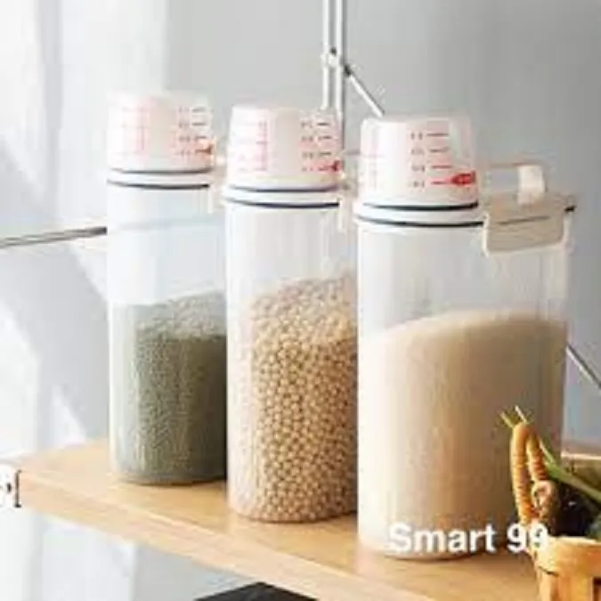 Storage%20Jar%20Sets%202.5L%20Bulk%20Cans%20Clear%20Plastic%20Storage%20Containers%20with%20Handle%20and%20Measuring%20Cups%20Rice%20,%20Grains%20Container%20Fresh%20Storage%20Jars%20-1%20pc%20-%20Image%204