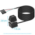 Desktop Computer Case Motherboard Remote PC Power Button Switch Cable External Mechanical Key On/Off Control Adapter Cord 1.8M. 