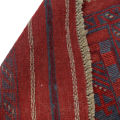 Red/Blue Tribal Narrow Mashwani Runner Rug 1'9x8'3 Handmade Entryway Rug -G26352. 