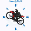 RC Drone Flying Motorcycle drone S73 2.4G 2 in 1 Ground & Flight Dual Mode motorbike Remote Control Car Toys for Kids. 