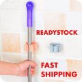 Free Punch Mop Rack Mop Hook Strong Viscose Wall Hanging Mop Clip Storage Broom Card Holder Hanger. 
