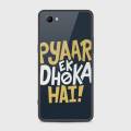 Oppo A3 Cover - SkinLee HQ Infinity Glass Case (Soft) - PYAAR EK DHOKA HAI - SKINLEE-589-1-586-162. 