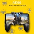 W10/W11 Mobile Phone Gaming Accessories Game Controller for PUBG Aim Shooting Gamepad Joystick Trigger Button for IPhone Android. 