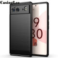 Casinglee For Google Pixel 6 Pro Case Carbon fiber drawing Soft Silicon Back Cover for Google Pixel6 Pro Phone cases For girls and Boys. 