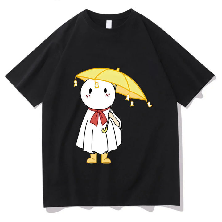 Weathering with you tees cartoon print tshirt men casual breathable T-shirt 100% cotton loose shirts unisex prevalent clothes