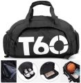 T60 Bag travel Backpack Gym Bag, hiking bag, Sport tote Bag, Travel Bag Weekender Luggage Tour Bag Unisex Duffel Backpack. 