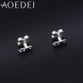 AOEDEJ Stainless Steel Dermal Anchor Triangle Micro Dermal Anchor Skin Diver Implants Jewelry Body Piercing Hide in Copper Women. 