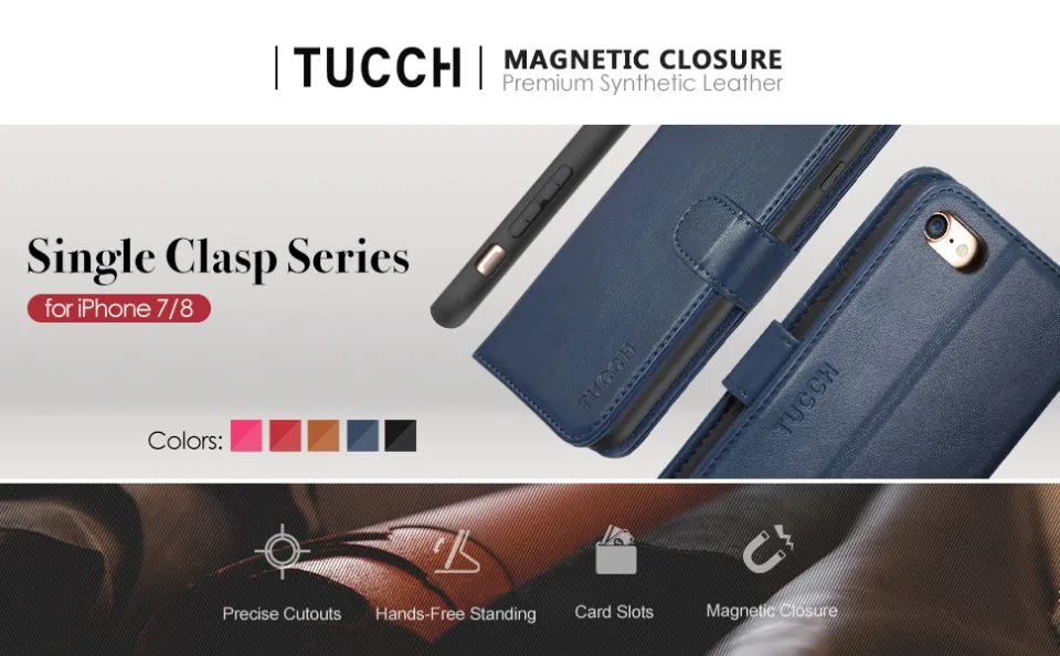 TUCCH iPhone Case, iPhone Case, iPhone Wallet Case