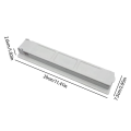 Single Row Kebab Maker BBQ Meat Skewer Machine Reusable BBQ Skewer Maker Kebab - White. 
