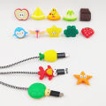 Data Cable Protective Sleeve Flexible Cartoon Mobile Phone Charging Cable Case. 