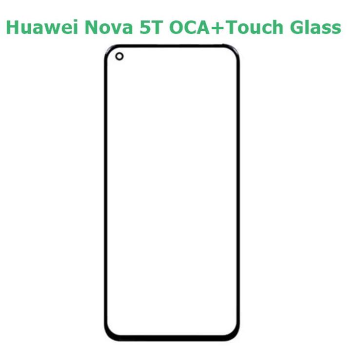 Huawei Nova 5T OCA + Touch Glass Digitizer Replacement Huawei Nova 5T (Only Touch Glass Not Panel)