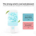 Cute Ice Popsicle Mini Hand Fan 2 Speeds Rechargeable. 