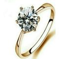 Yellow Gold Silver Anilos 8mm Ring. 