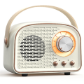 JAERBEE Retro Mini Bluetooth Speaker Classical Music Player Sound Stereo Subwoofer Portable Decoration Speakers Home A. 