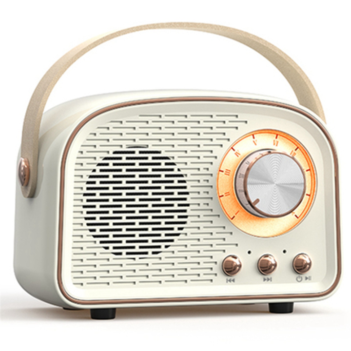 JAERBEE Retro Mini Bluetooth Speaker Classical Music Player Sound Stereo Subwoofer Portable Decoration Speakers Home A