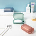 Portable Sealed Round Shampoo Bar Soap Holder Box Case Container Home Travel Nicle. 