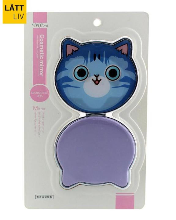 Cat Epoxy Princess Mirror - Purple