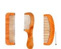Pack of 3 Pieces Handmade Neem Wooden Comb (Lakdi ka Kangha) Anti Dandruff Comb Specially Beard | Wide Tooth Comb  For Women & Men Hair Growth.. 