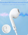 Gionee Type C Handsfree | In-Ear Headset with Built-in Microphone | USB-C | Compatible with iPhone 15, Samsung, OnePlus, Redmi, Oppo, Huawei. 