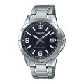 Original Casio - MTP-V004D-1B2UDF - Stainless Steel Wrist Watch for Men. 