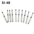 【Aesth Diary Store】Dental Diamantboor Boor Polijsten Smoothing Enkele Omgekeerde Type Tandarts Gereedschap SI-48. 