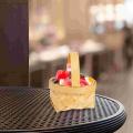 20pcs Small Basket With Handles Woven Baskets Wooden Decorative Empty Baskets For Gifts Small Wicker Baskets For Party Favors. 