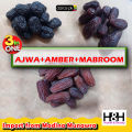 AJWA AMBER MABROOM KHAJOOR 3in1. 