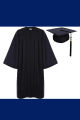 graduation gown and cap set Includes Tassel for Bachelor, Master, Teacher. 