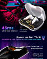 Audionic Airbud Battlebuds Quad Mic, ENC Wireless Earbuds, Gaming mode Low Latency TWS Earbud With 48 Hours Playtime, IPX5 Water Proof Wireless Earphones With Voice Assistance Bluetooth Ear buds And Headphones. 
